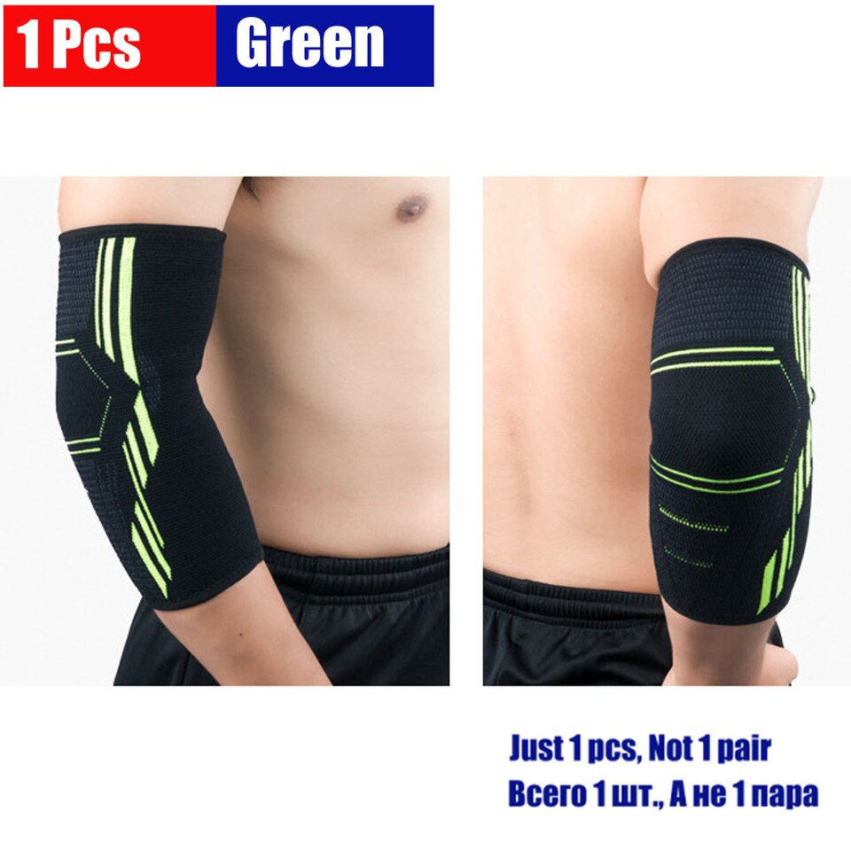 1 Pcs Fitness Elbow Brace Compression Support Sleeve For Tendonitis Tennis Elbow Golf Elbow 3722